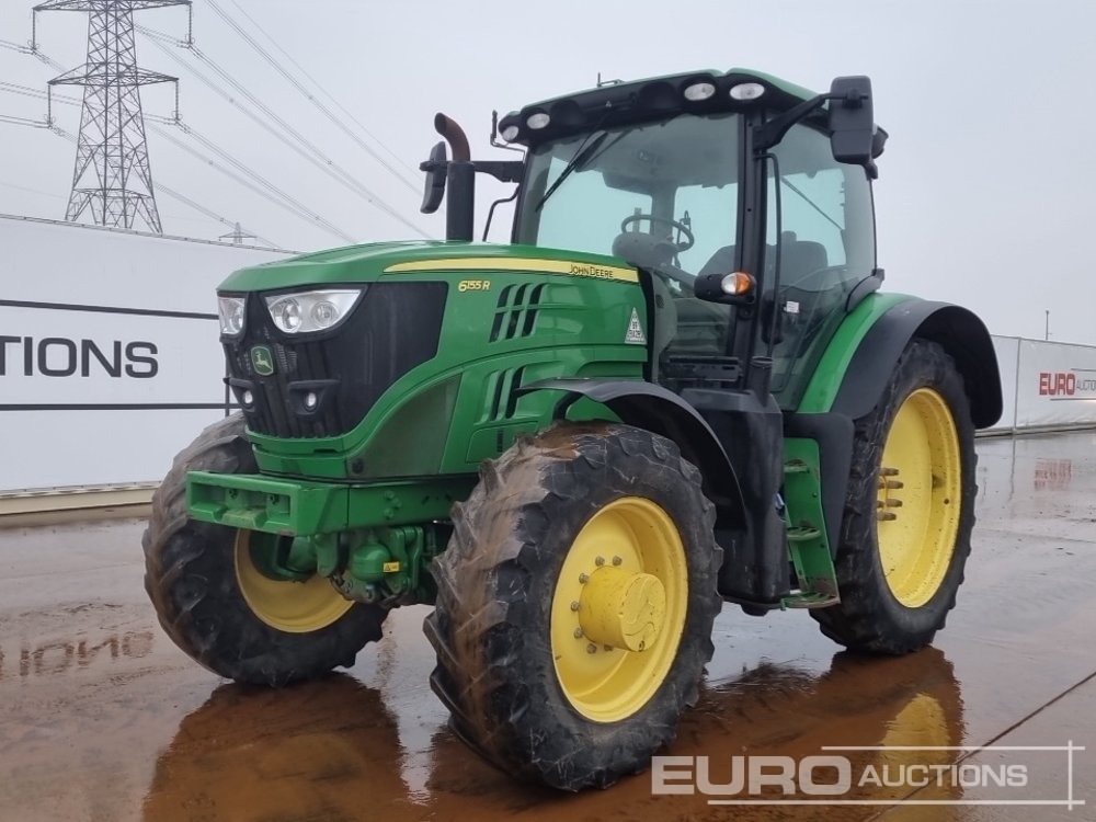 John Deere 6155R Tractors For Auction: Leeds – 5th, 6th, 7th & 8th March 2025 @ 8:00am