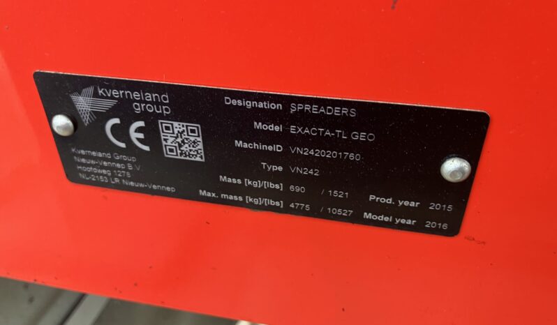 Kverneland EXACTA TL GEOspread full