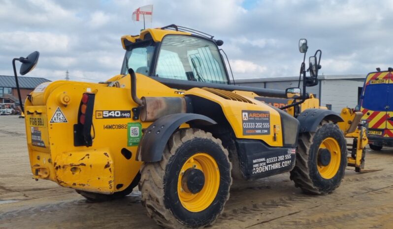 2018 JCB 540-140 Hi Viz Telehandlers For Auction: Leeds – 5th, 6th, 7th & 8th March 2025 @ 8:00am full