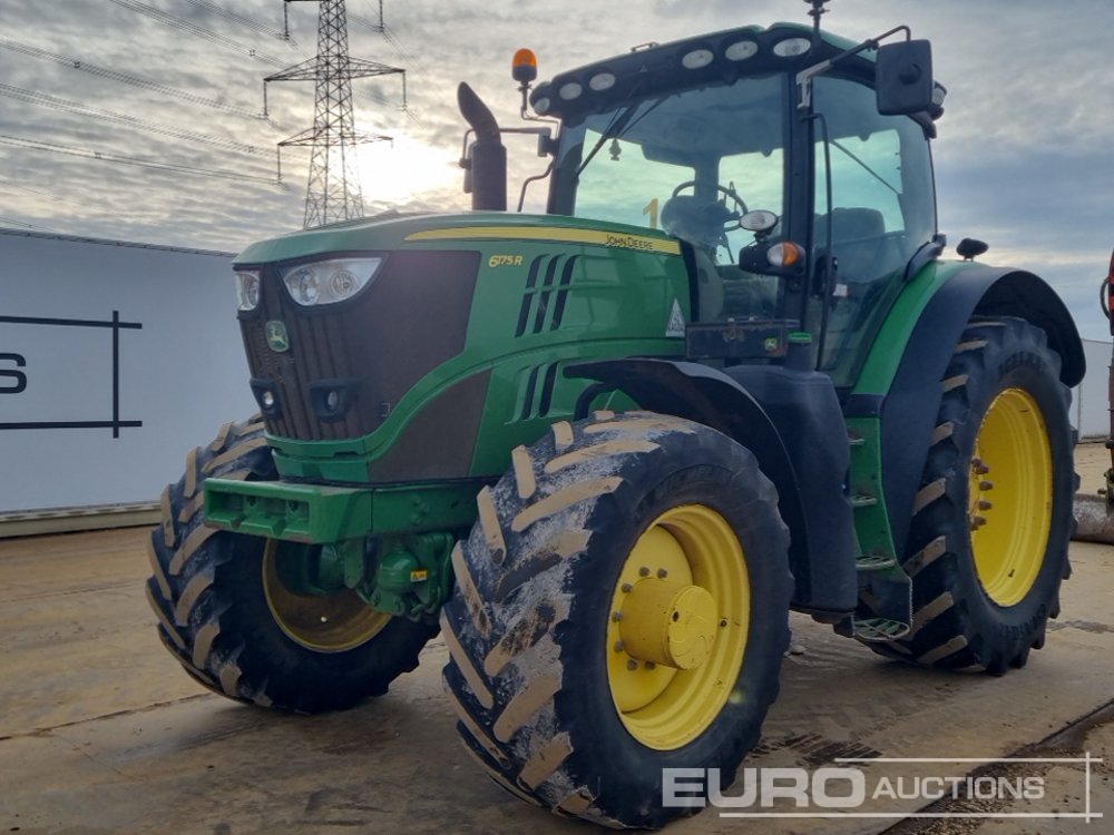 2016 John Deere 6175R Tractors For Auction: Leeds – 5th, 6th, 7th & 8th March 2025 @ 8:00am