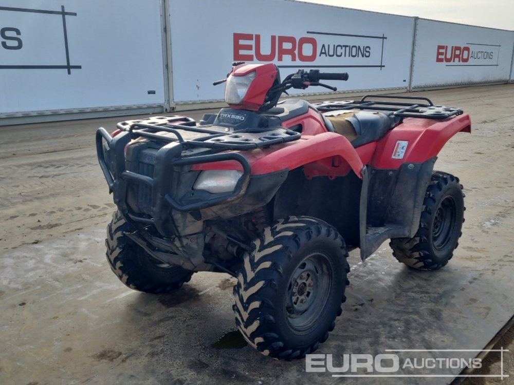 Honda TRX520 ATVs For Auction: Leeds – 5th, 6th, 7th & 8th March 2025 @ 8:00am