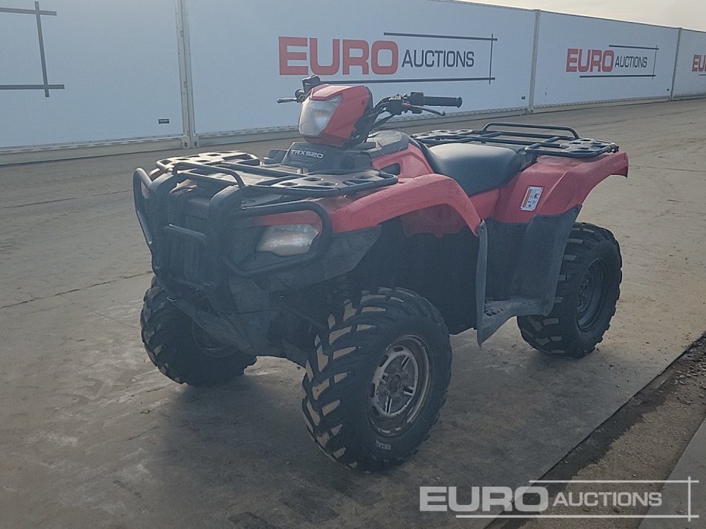 Honda TRX520 ATVs For Auction: Leeds – 5th, 6th, 7th & 8th March 2025 @ 8:00am