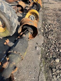 2 x JCB Axles with Hubs & Rims full