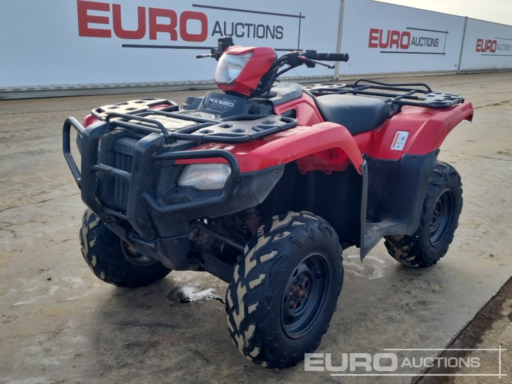 2021 Honda TRX520 ATVs For Auction: Leeds – 5th, 6th, 7th & 8th March 2025 @ 8:00am