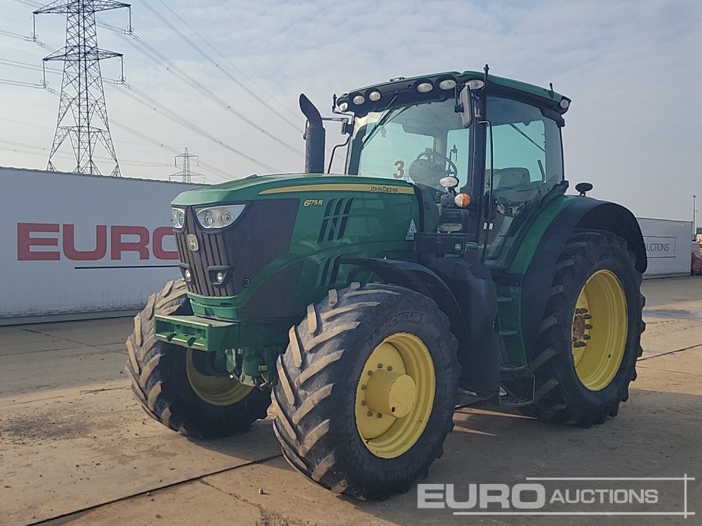 2016 John Deere 6175R Tractors For Auction: Leeds – 5th, 6th, 7th & 8th March 2025 @ 8:00am