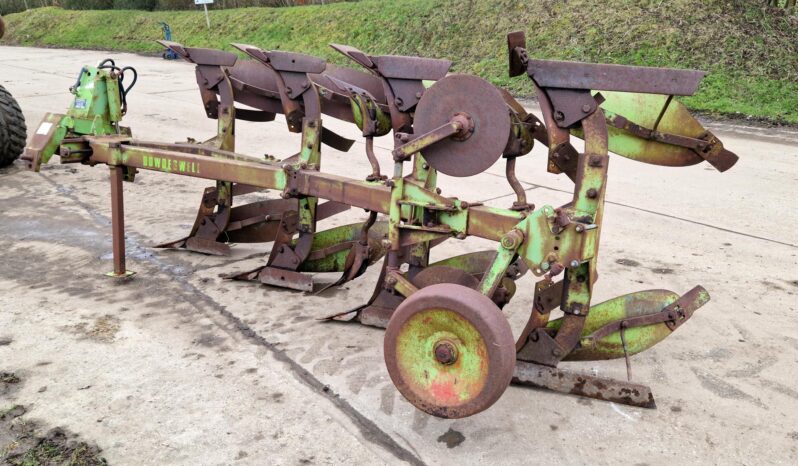 1982 Dowdeswell PP8A 4 furrow reverisble plough full