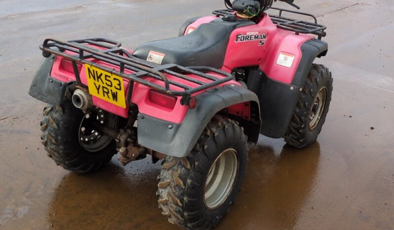 Honda Foreman ATVs For Auction: Dromore – 21st & 22nd February 2025 @ 9:00am full