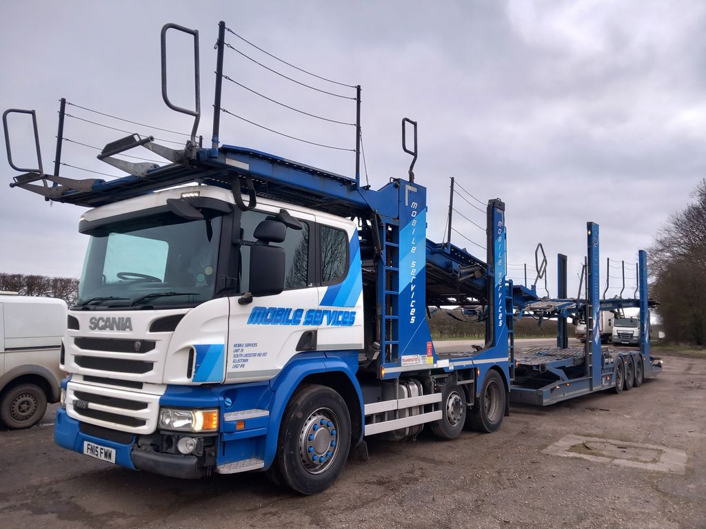 2015 SCANIA P 410 CAR TRANSPORTER For Auction on 2025-03-05