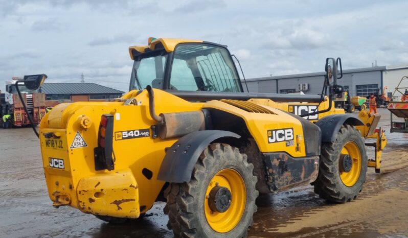 2018 JCB 540-140 Hi Viz Telehandlers For Auction: Leeds – 5th, 6th, 7th & 8th March 2025 @ 8:00am full