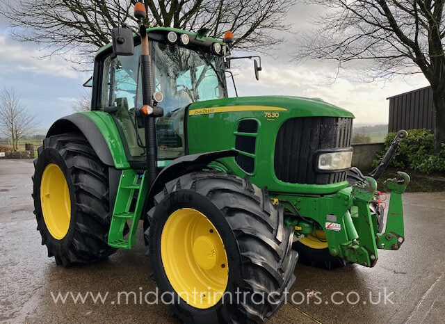 2010 John Deere 7530 Premium A/Powr c/w Front links & PTO full