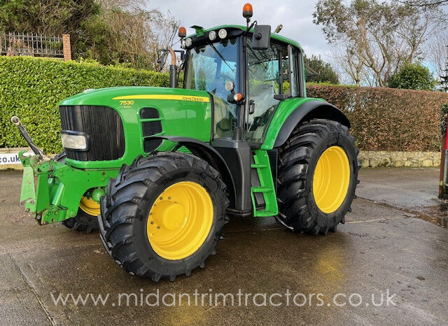 2010 John Deere 7530 Premium A/Powr c/w Front links & PTO full