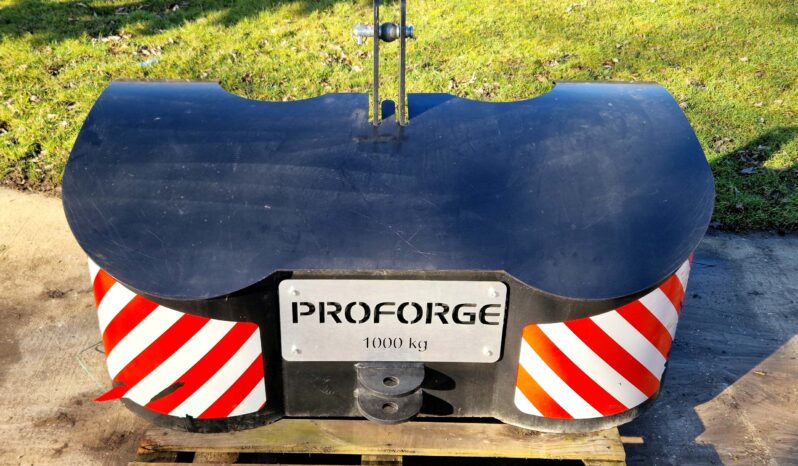 1000kg PROFORGE® HANDIWEIGHT Tractor Front Weight With Toolbox full