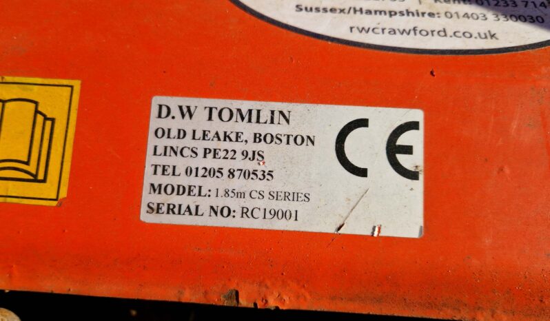 D. W. Tomlin 1.85m CS Series Rotary Cultivator full