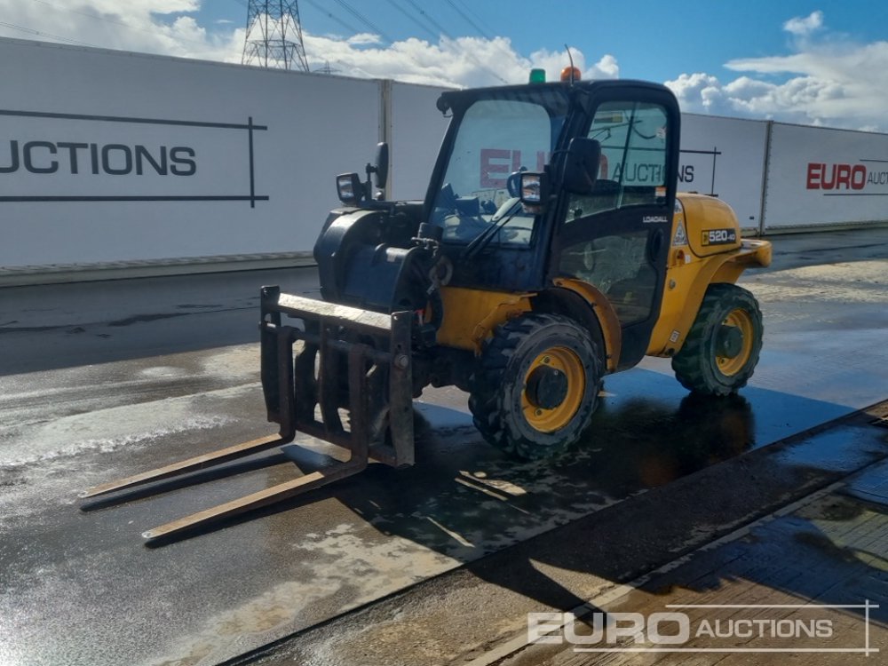 JCB 520-40 Telehandlers For Auction: Leeds, UK – 30th April, 1st, 2nd & 3rd May 25