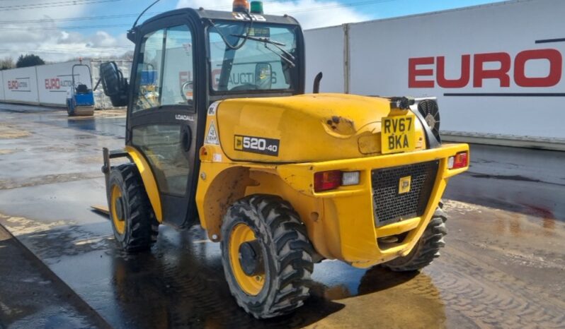 JCB 520-40 Telehandlers For Auction: Leeds, UK – 30th April, 1st, 2nd & 3rd May 25 full