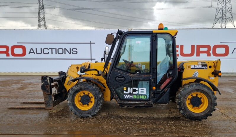 2017 JCB 525-60 Hi Viz Telehandlers For Auction: Leeds, UK – 30th April, 1st, 2nd & 3rd May 25 full