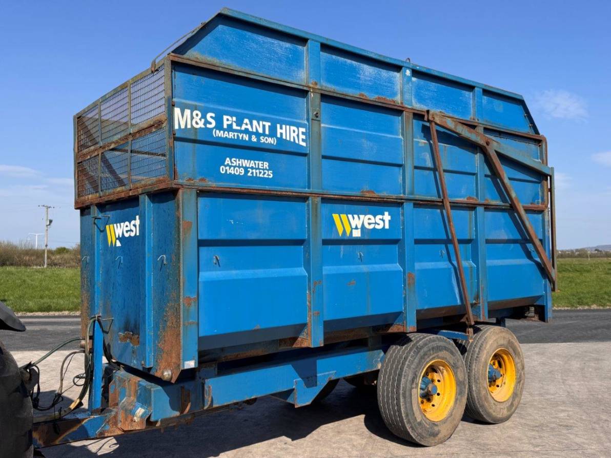 West 10T Silage Trailer  – £6,500 for sale in Somerset