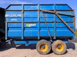 West 10T Silage Trailer  – £6,500 for sale in Somerset full