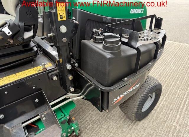 Ransomes Parkway 3 ride on diesel mower triple gang low hours 839 full