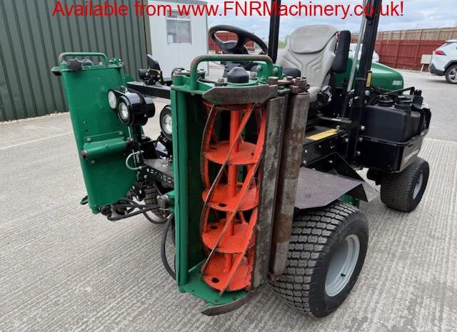 Ransomes Parkway 3 ride on diesel mower triple gang low hours 839 full
