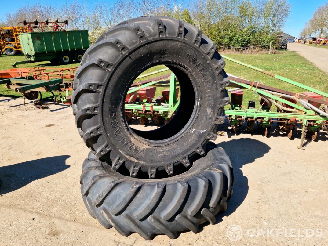 Pair of Alliance 500/85R30 Tyres