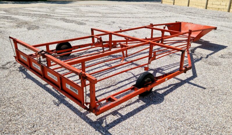 Browns Compactor B Flat 8 Bale Sledge full