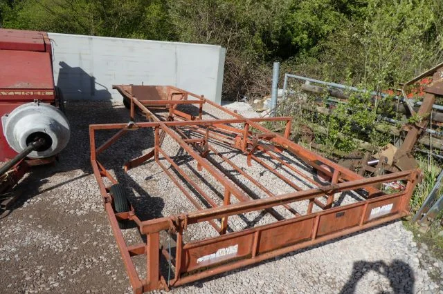 Brown Square Box Bale Sledge