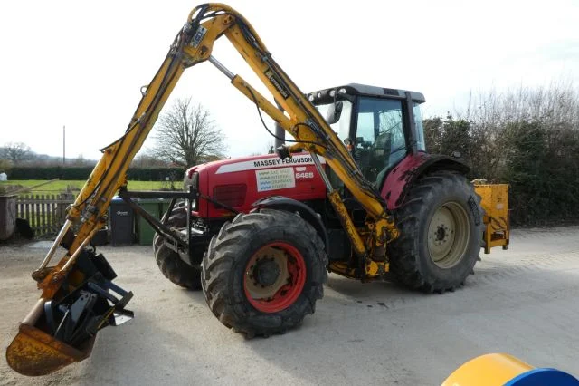 Massey Ferguson 6485 Dynshift Tractor With Maston Brook Ditcher