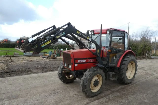 1998 Zetor 7540 4wd Loader Tractor Year 1998