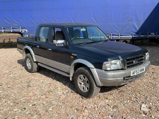 2003 Ford Ranger XLT 4×4 TD – AF53 KWW For Auction on 2025-05-15 Ref: 5137/70