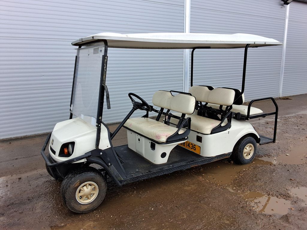 1 CUSHMAN 6 SEATER ELECTRIC BUGGY WITH CHARGER 1202 RUNNING HOURS  For Auction on 2025-05-28