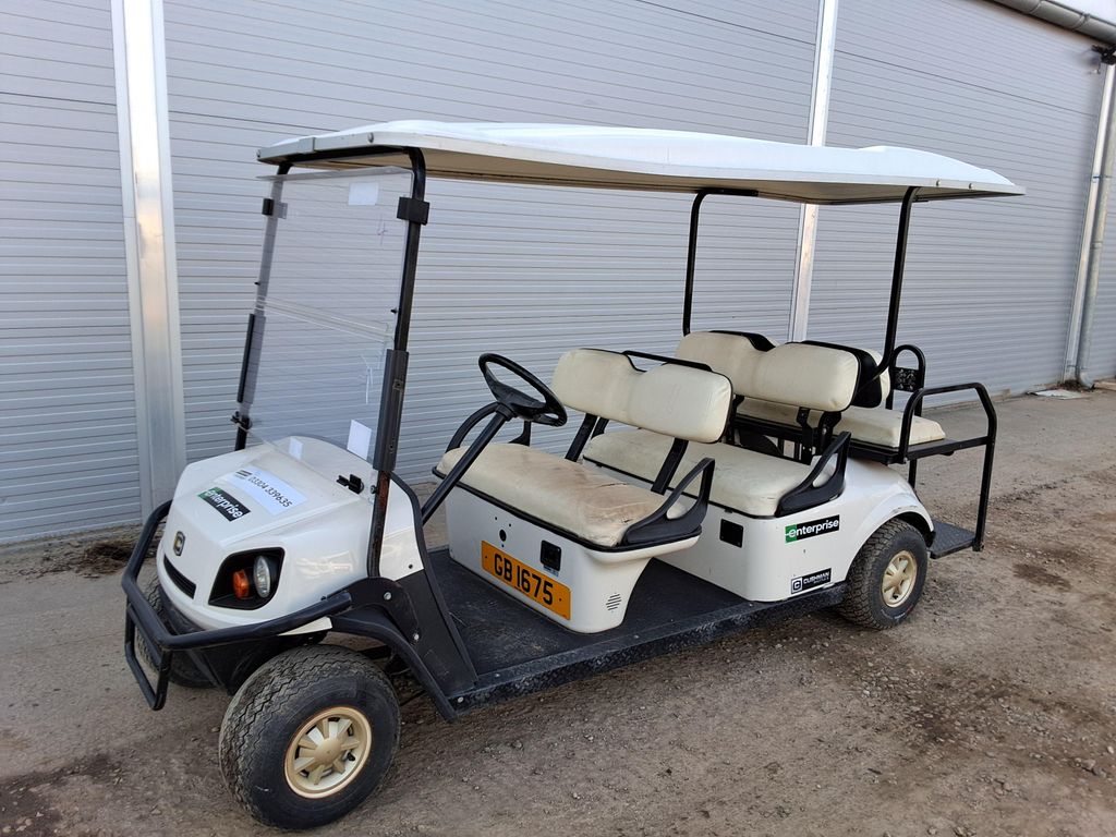 1 CUSHMAN 6 SEATER ELECTRIC BUGGY WITH CHARGER 605 RUNNING HOURS  For Auction on 2025-05-28
