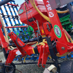 Used Opico 6m hydraulic folding grass harrow full