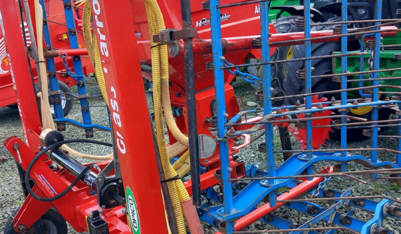 Used Opico 6m hydraulic folding grass harrow full