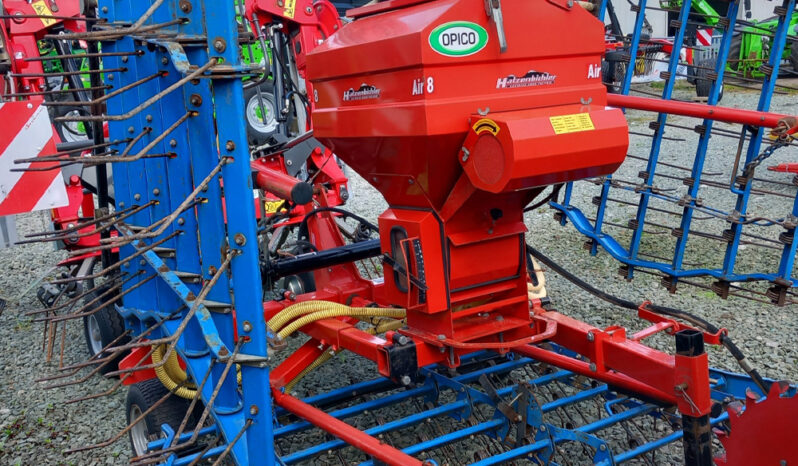 Used Opico 6m hydraulic folding grass harrow full