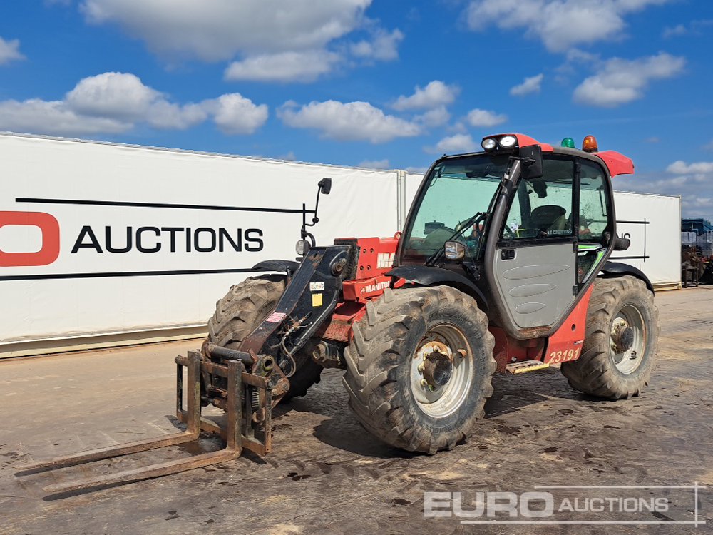 2015 Manitou MLT634 120 PS Telehandlers For Auction: Dromore, NI – 16th & 17th May 2025